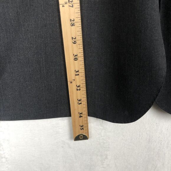 JOSEPH & FEISS GOLD Wool Blazer Sport Coat Sz 52R‎ Solid Gray Luxury Jacket - Picture 8 of 16